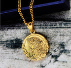 Titanium Steel Jesus Pendant Necklace