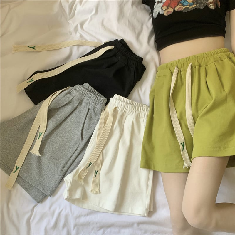 Women's Casual Rope Straight Fashion Shorts