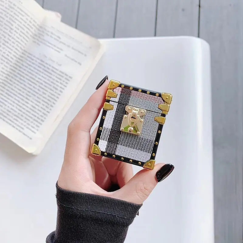 Luxury Square AirPods Case with Creative Design | Accessory