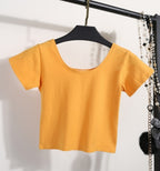Color Block Crop Top with Zipper and High Waist Jacket