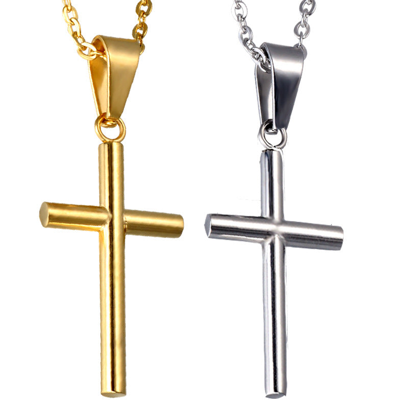 Stainless Steel Christian Cross Necklace Pendant | Christian Jewelry