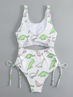 Cute Cactus One-Piece Swimsuit