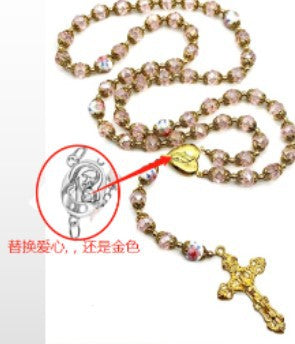 Handmade 6mm Glass Pearl Necklace Wholesale Rosary | Christian Jewelry