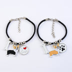 Minimalist Bull Dog Shaped Pet Bracelet - Handmade Jewelry