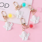 Trendy Angel Keychain with Jelly Color Ball Accessory | Accessory