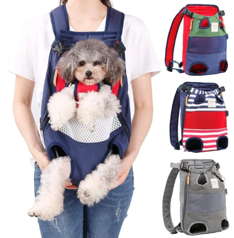 Pet Backpack for Dogs - Front and Back Carrier Bag