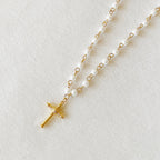 Cabled Cross Pendant Necklace | Christian Jewelry