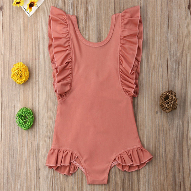 Girls' Ruffle One-Piece Swimsuit