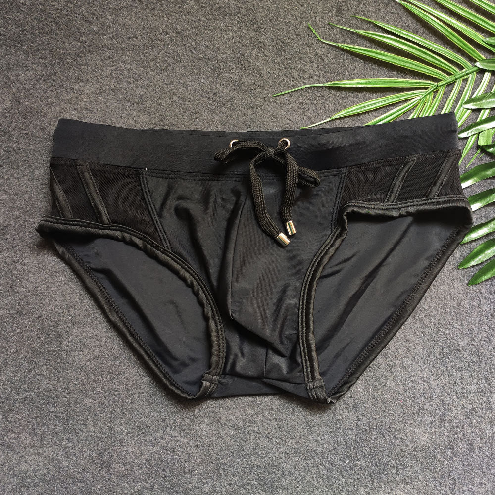 Men's Mesh Panel Swim Briefs