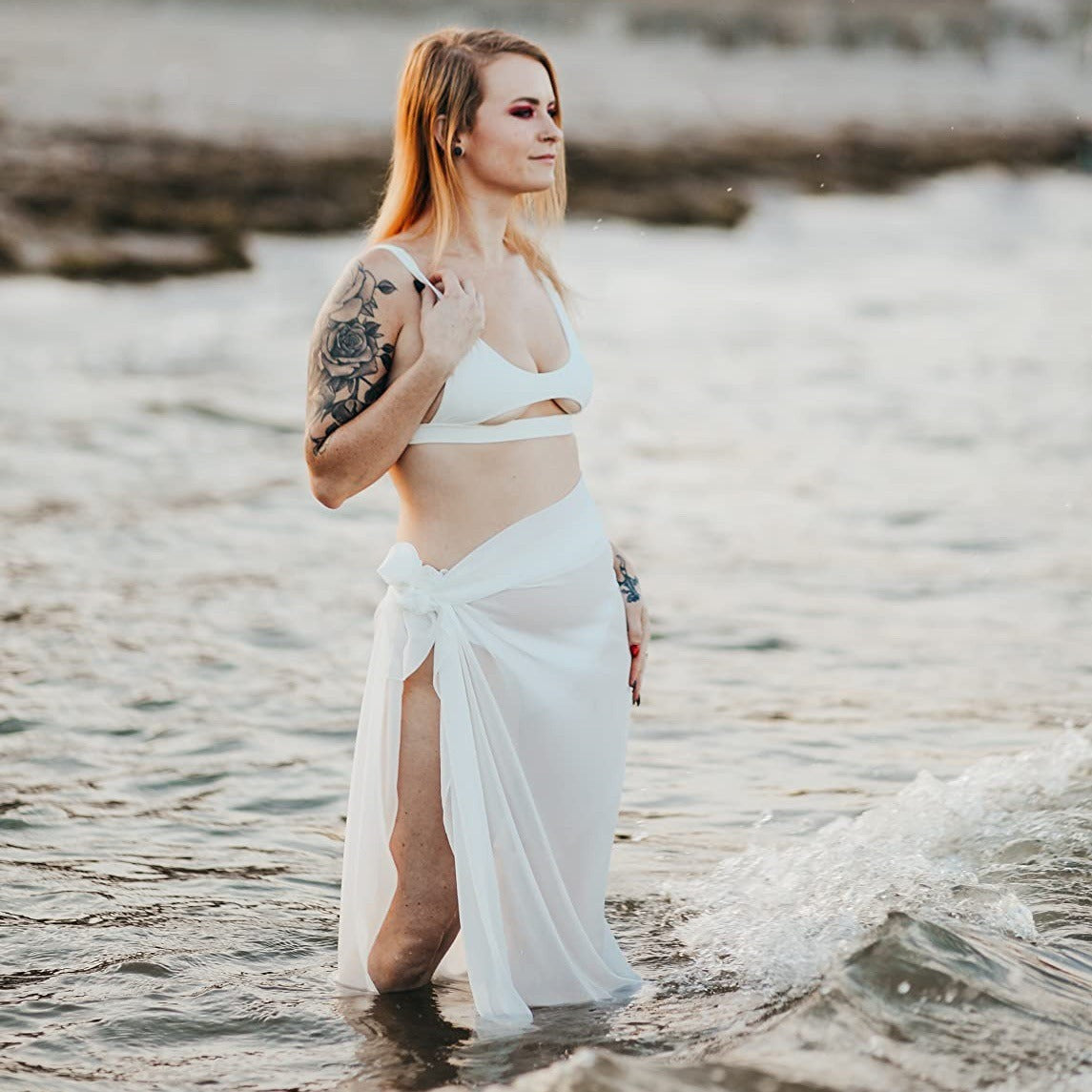Women's Chiffon Sarong Beach Cover-Up