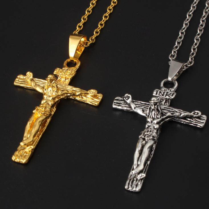 Easter Jesus Cross Necklace - Trendy Choker Pendant | Christian Jewelry