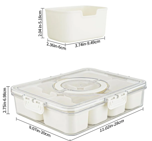Food Storage Lunch Box - BPA-Free Meal Prep Container