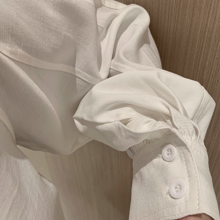 Women's Spring White Shirt and Wide-Leg Shorts Set