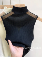 Half Turtleneck Tube Top