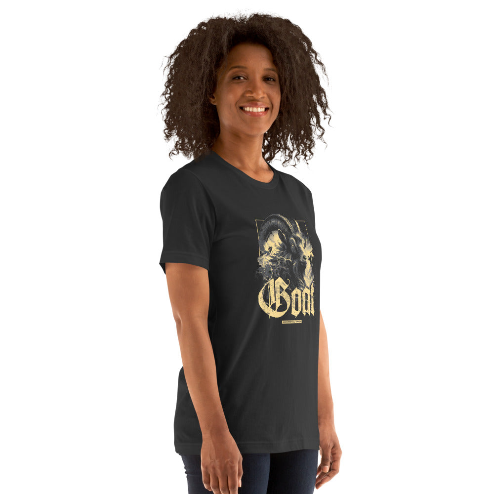 GOAT Unisex Christian T-Shirt - Religious Tee XS-5XL