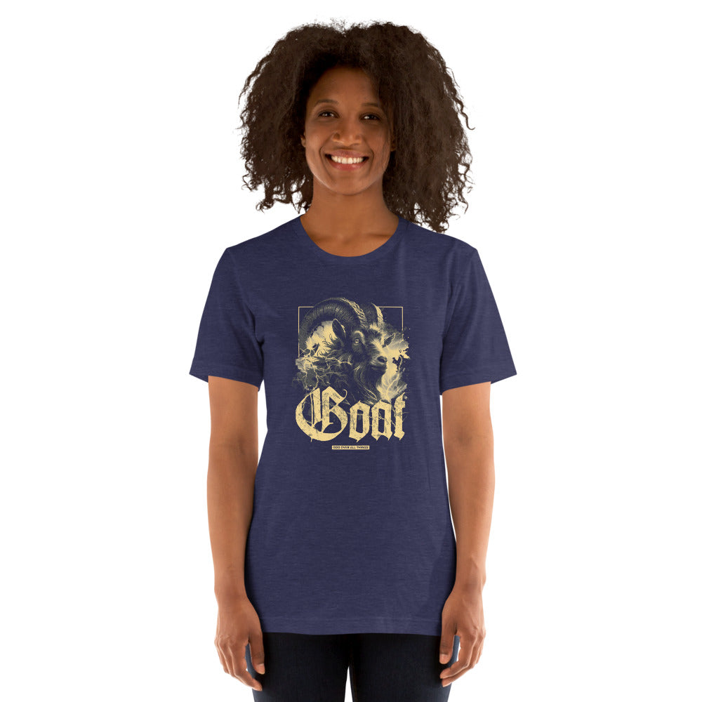 GOAT Unisex Christian T-Shirt - Religious Tee XS-5XL