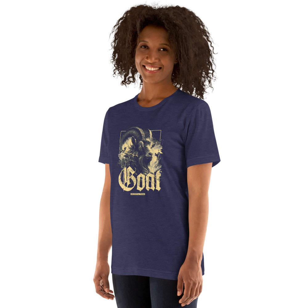 GOAT Unisex Christian T-Shirt - Religious Tee XS-5XL