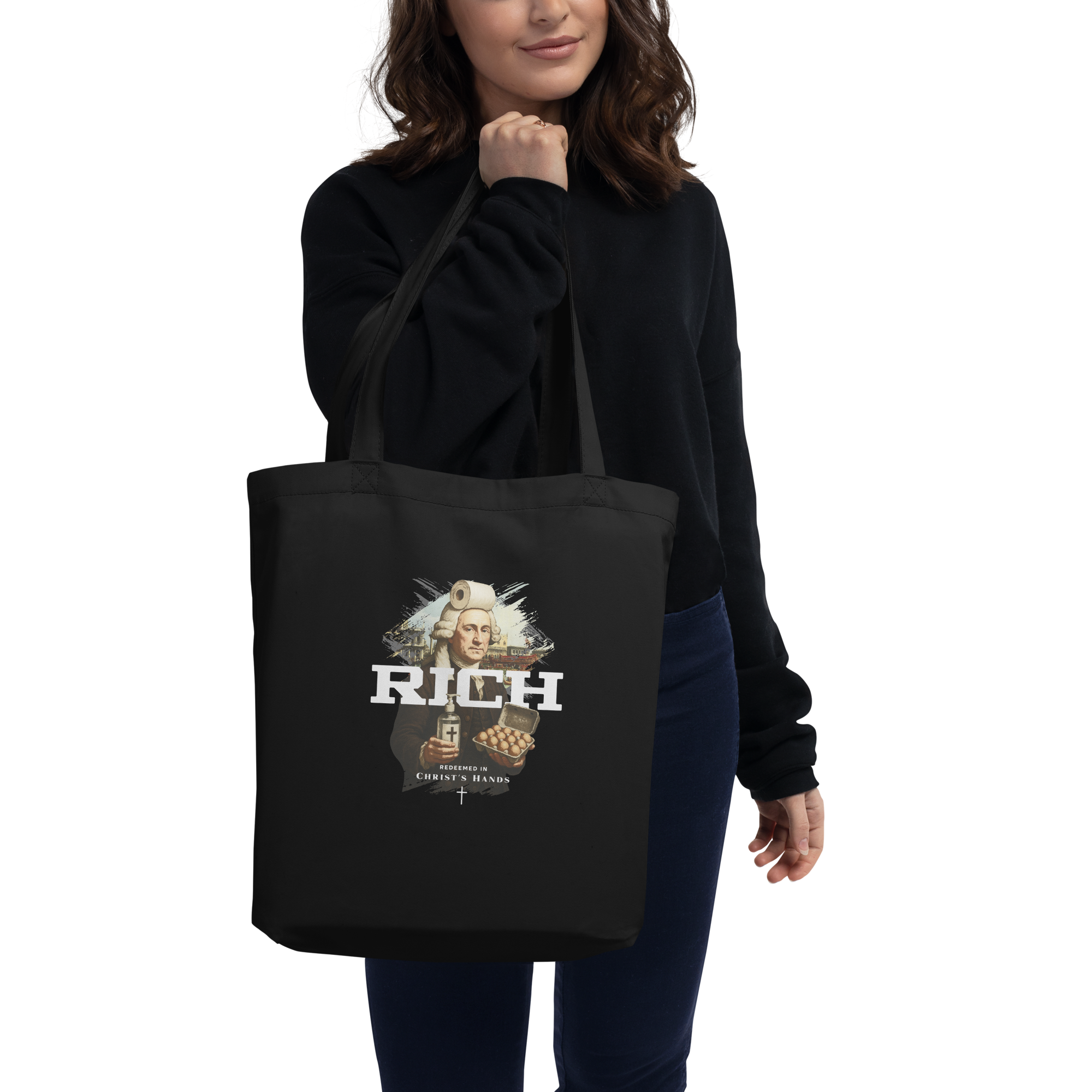 RICH Christian Tote Bag - Religious Accessory