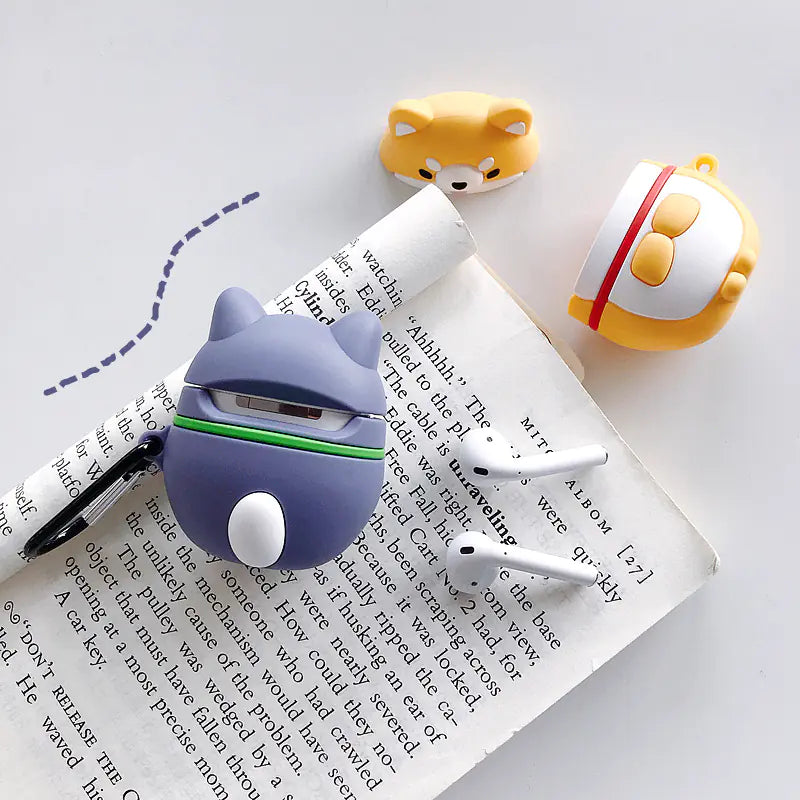 Cute Shiba Inu Earphone Case - Bluetooth Protector | Accessory