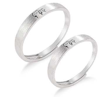 Cute Cat Couples Rings (One Pair) | Jewelry