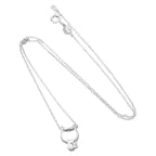 Hollow Cat Necklace - Silver Minimalist Design