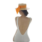 Women's Backless Scoop-Back One-Piece Swimsuit