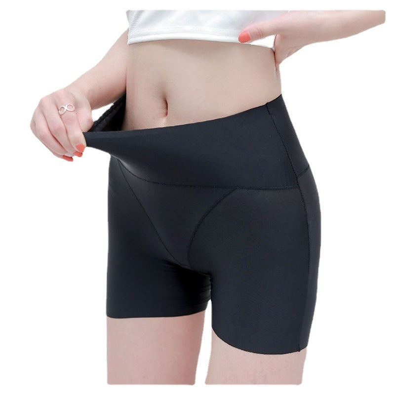 2022 New High-Waist Ice Silk Safety Shorts for Women