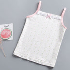 Girls' Sleeveless Cotton Camisole Tank