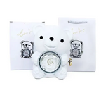 Rotating Rose Teddy Bear Gift Box | Home Decor