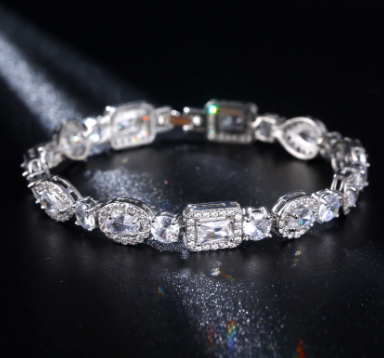 Water Drop Multi-Shape Horse Eye Zircon Bracelet