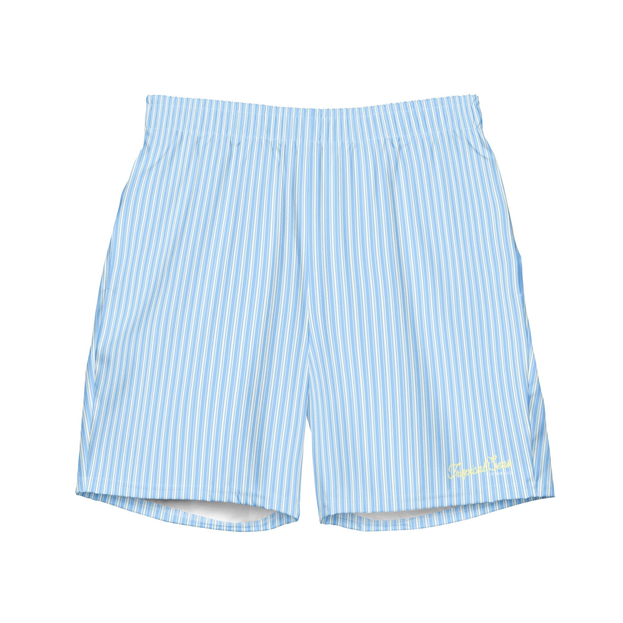 Men's Pinstripe Swim Trunks
