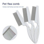 Stainless Steel Pet Flea Comb for Cats with Fine Teeth