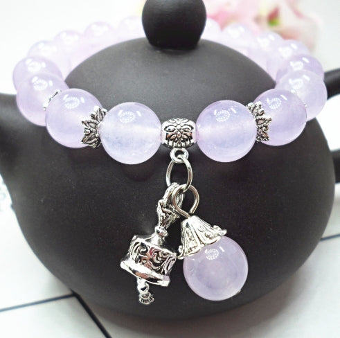Handmade Cat's Eye Stone Crystal Bracelet