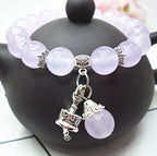 Handmade Cat's Eye Stone Crystal Bracelet