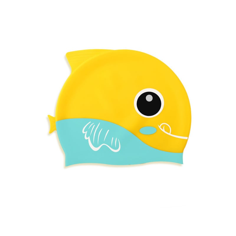 Children's Cartoon Dinosaur Silicone Swim Cap