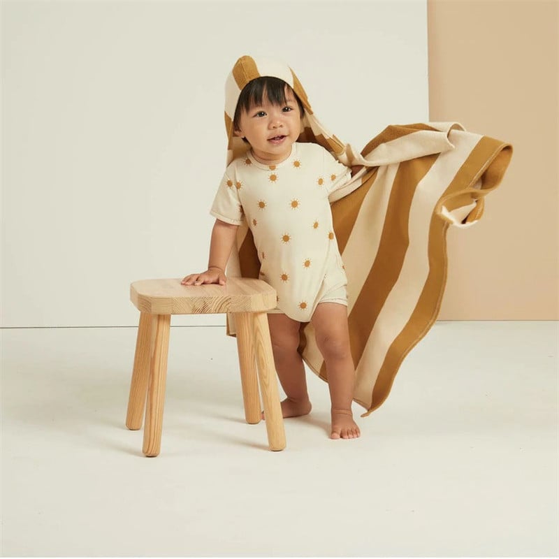 Baby Short-Sleeve Cotton Romper