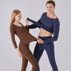 Double-Sided Thermal Underwear Set for Women