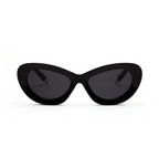 Black Cat-Eye Sunglasses