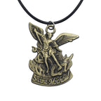 Saint Michael Prayer Necklace Pendant for Protection