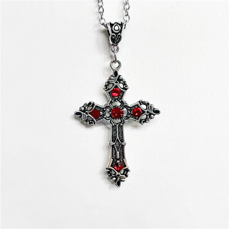 Alloy Christian Gothic Cross Necklace for Men and Women | Christian Jewelry