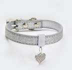Wholesale Pet Supplies - Pink Heart Pendant Dog Collar