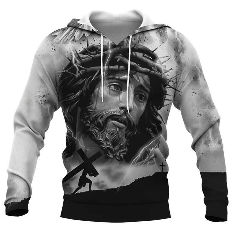 Jesus Amen 3D Hoodie for Men and Women Harajuku Fashion | Faith Streetwear