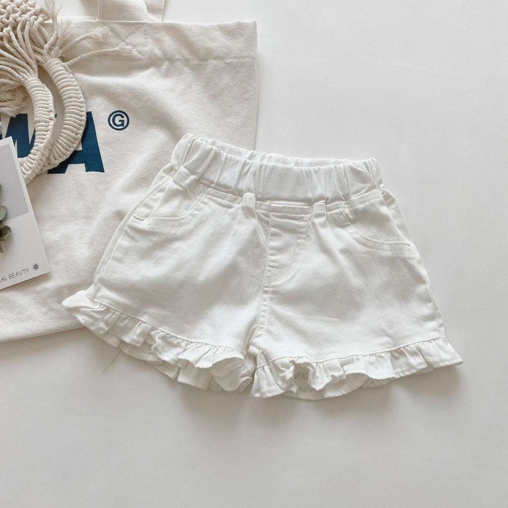 Girls' Denim Shorts with Fashionable Style