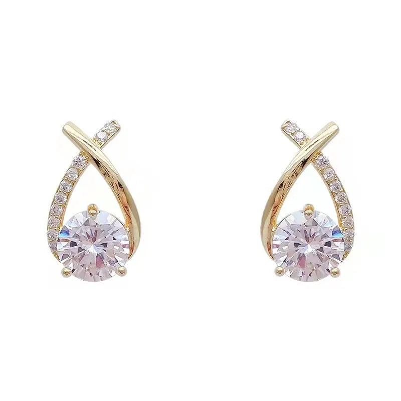 Women's Alloy Cross Earrings