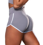 High Waist Women's Sexy Solid Color Running Shorts