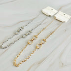 Double Equestrian Chain Necklace | Jewelry