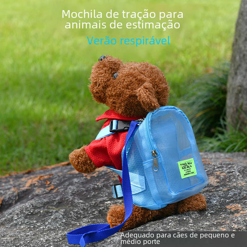 Pet Dog Backpack - Small Teddy Shoulder Carrier Bag