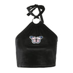 New Women's Sexy Crop Top with Cartoon Design