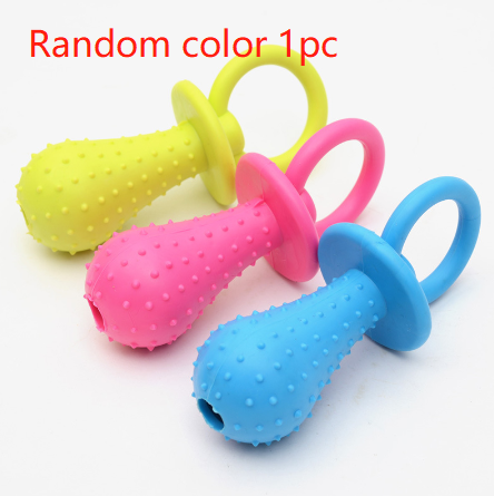 Three-Color TPR Rubber Ring Toy for Pets