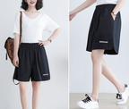 Korean Style Plus Size Women's Wide Leg Shorts